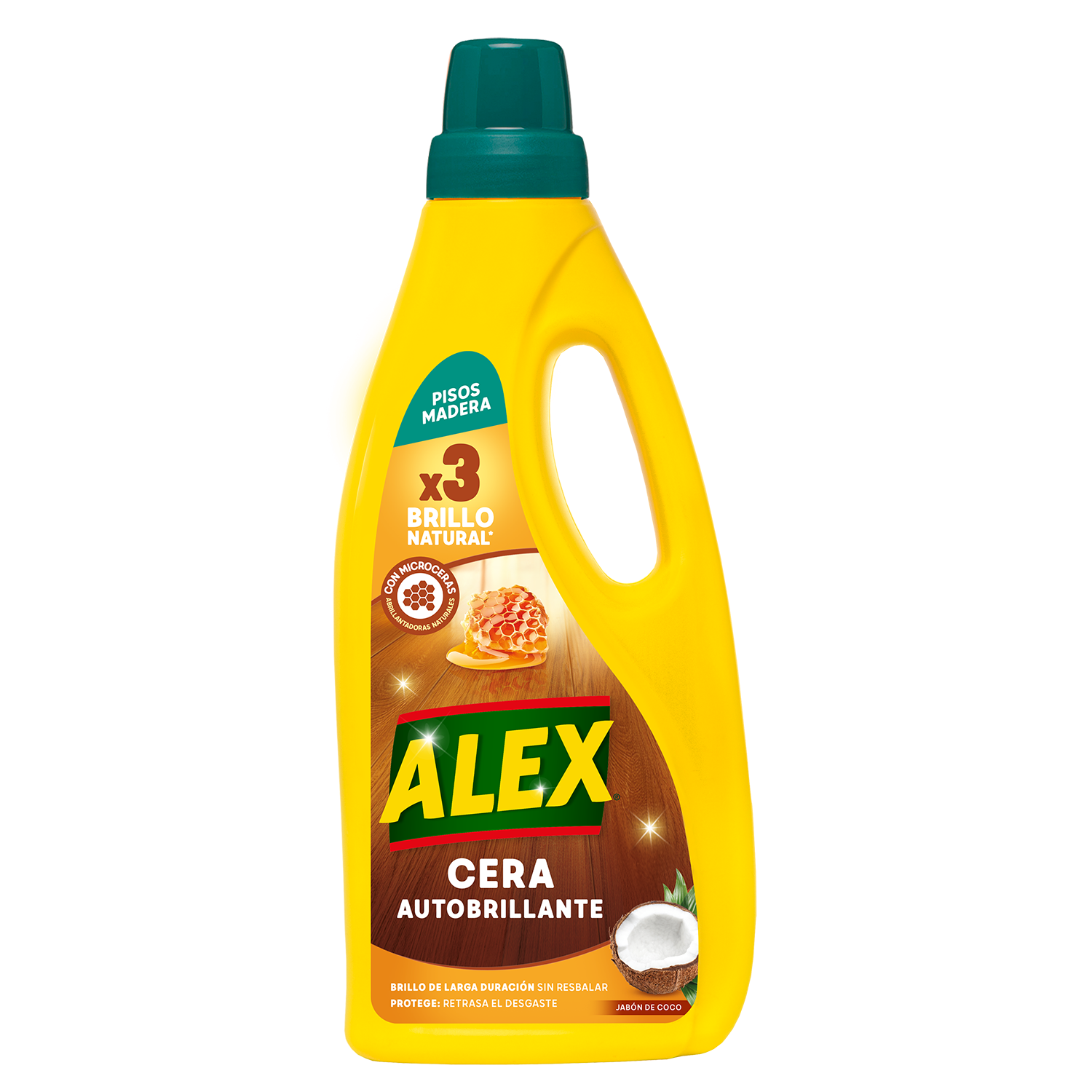 ALEX Cera Autobrillante x3 brillo - Madera