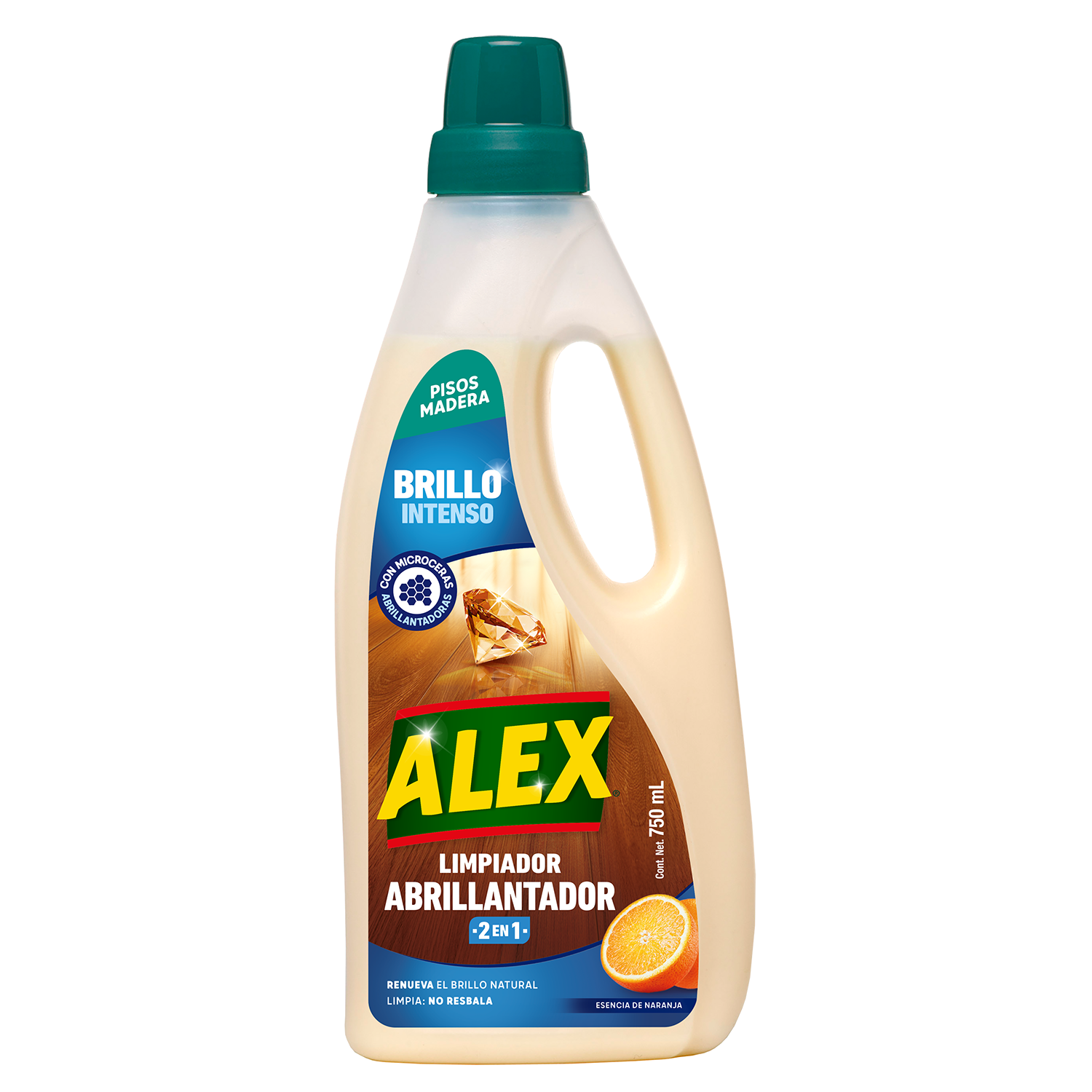 Alex Limpiador Abrillantador Pisos de Madera 750 ml