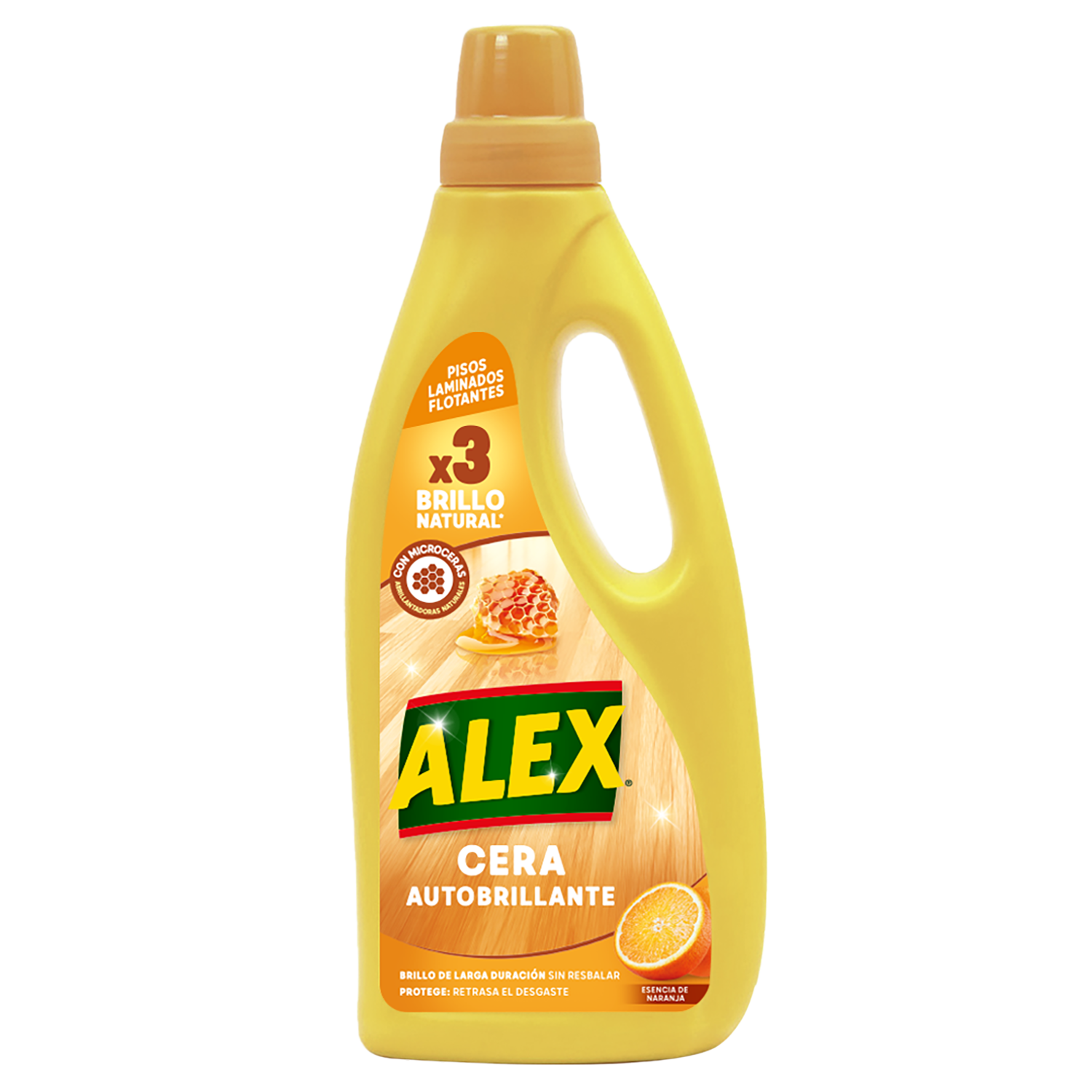Cera Autobrillante PISO FLOTANTE Alex 750 ml